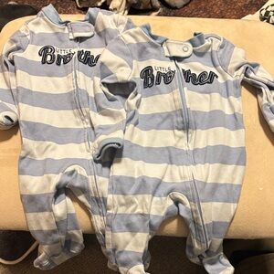 Carters Twin pjs little brother